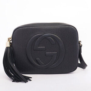 Gucci Disco Bag Interlocking GG Fringe Tassel Charm Clutch Soho